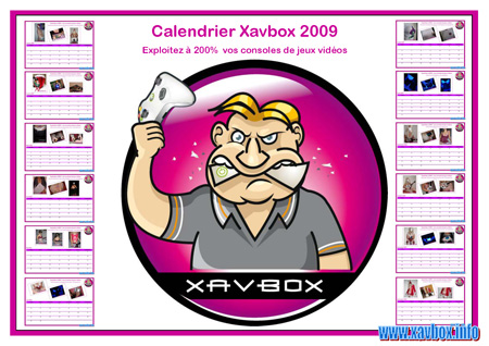 calendrier Xavbox 2009