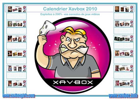 calendrier Xavbox 2010