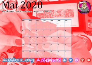 calendrier Xavbox 2020