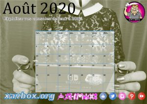 calendrier Xavbox 2020