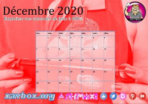 calendrier Xavbox 2020